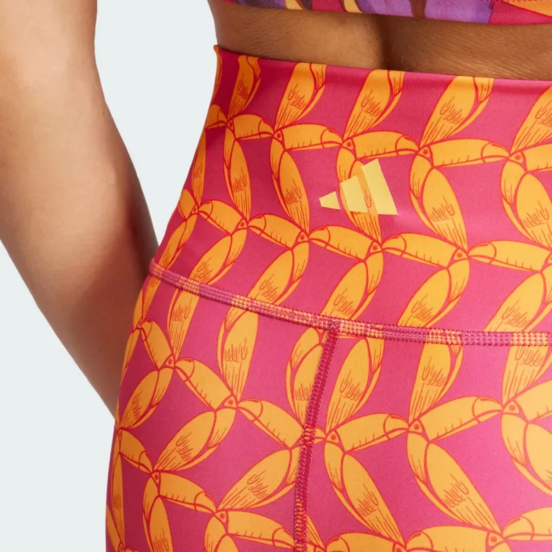 Adidas Free Shipping With AdiClub Adidas X Farm Rio 7/8 Leggings-3