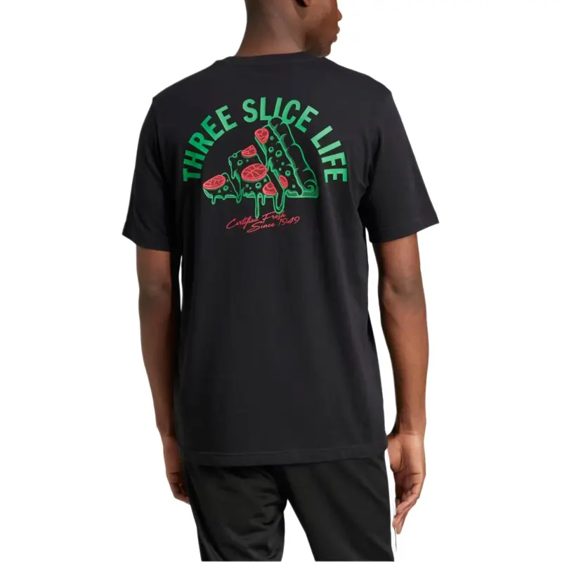 Adidas Free Shipping With AdiClub Lounge Pizza Graphic Tee-2