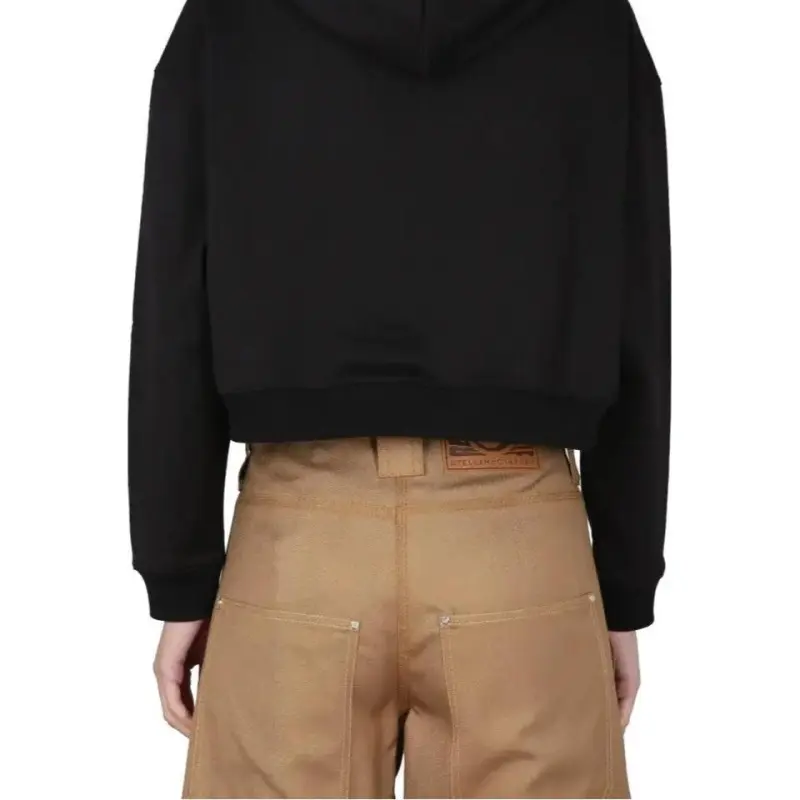 Stella McCartney Drawstring Cropped Hoodie-3