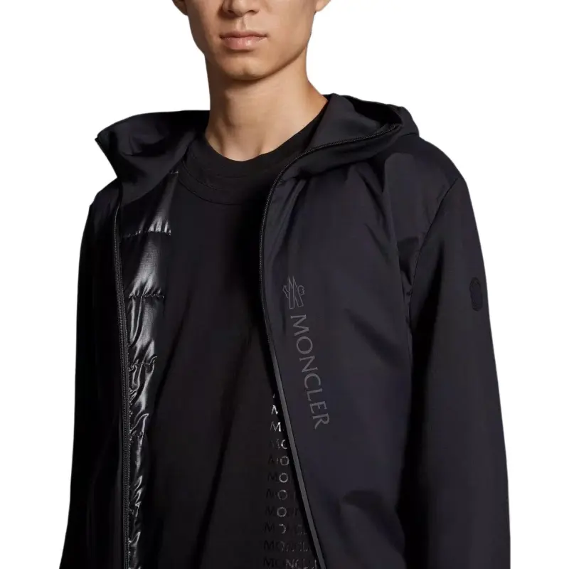 Moncler Padded Corduroy Series Jackets Men Black-5