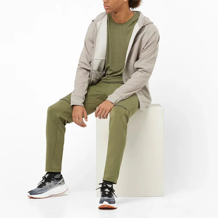 SALOMON RUNLIFE Casual Pants Men Green-2