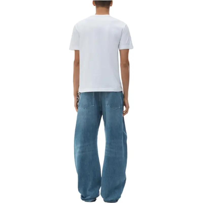 Alexander Wang Distressed Logo Short Sleeve Tee-2