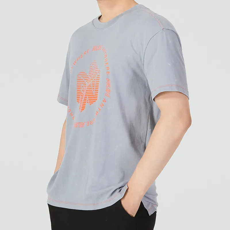 Under Armour Set-in Sleeve T-Shirt Men's Gray-4