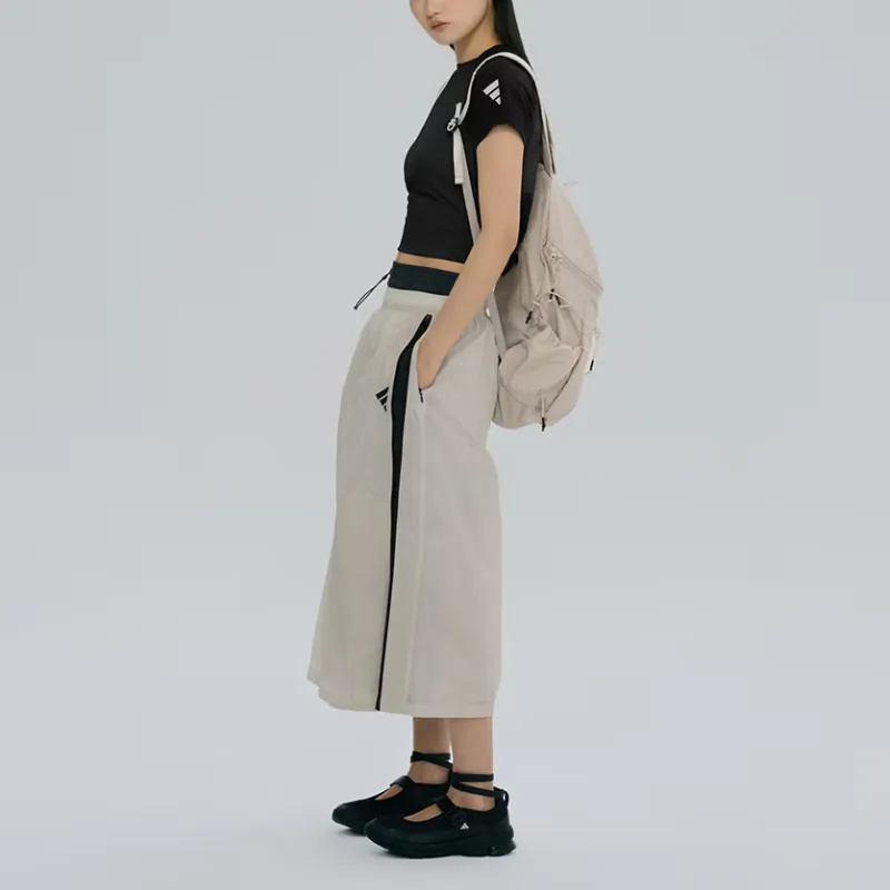 Adidas FOS Collection Casual Long Skirt Women's Miracle Bauxite Brown-7