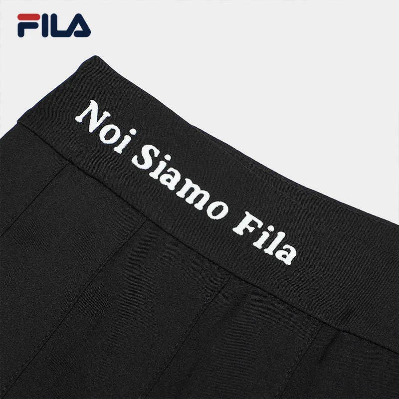 FILA FUSION Casual Short Skirts Women's Black-3
