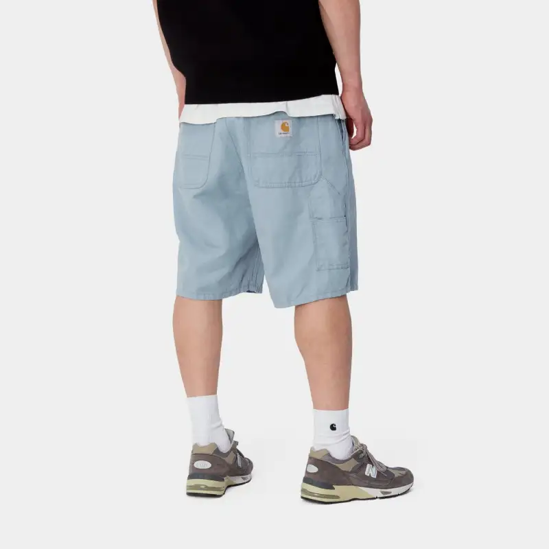 Carhartt WIP FW24 Casual Shorts Men Light Blue-4