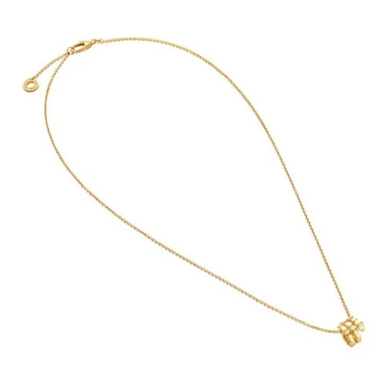 BVLGARI 18K Gold Necklaces Unisex Gold-2