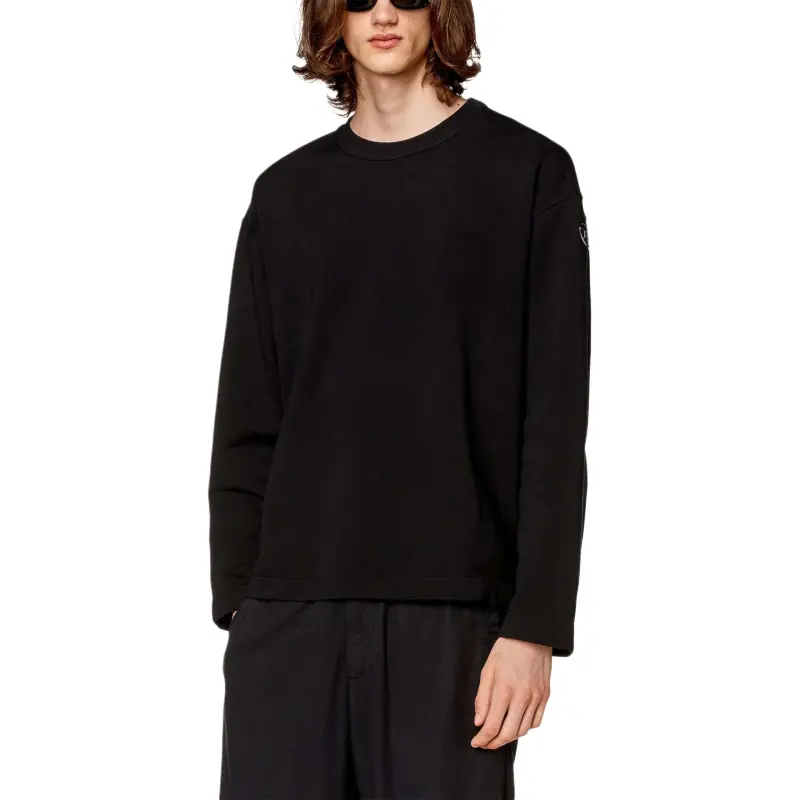 DIESEL Logo Plaque Crewneck T-Shirt-1