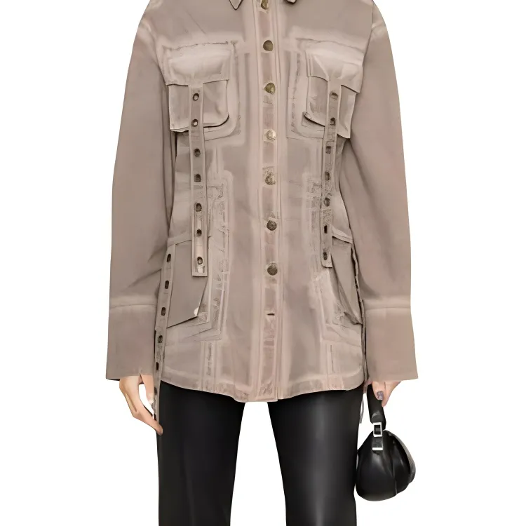 Blumarine Eyelet embellished Denim Jacket-4