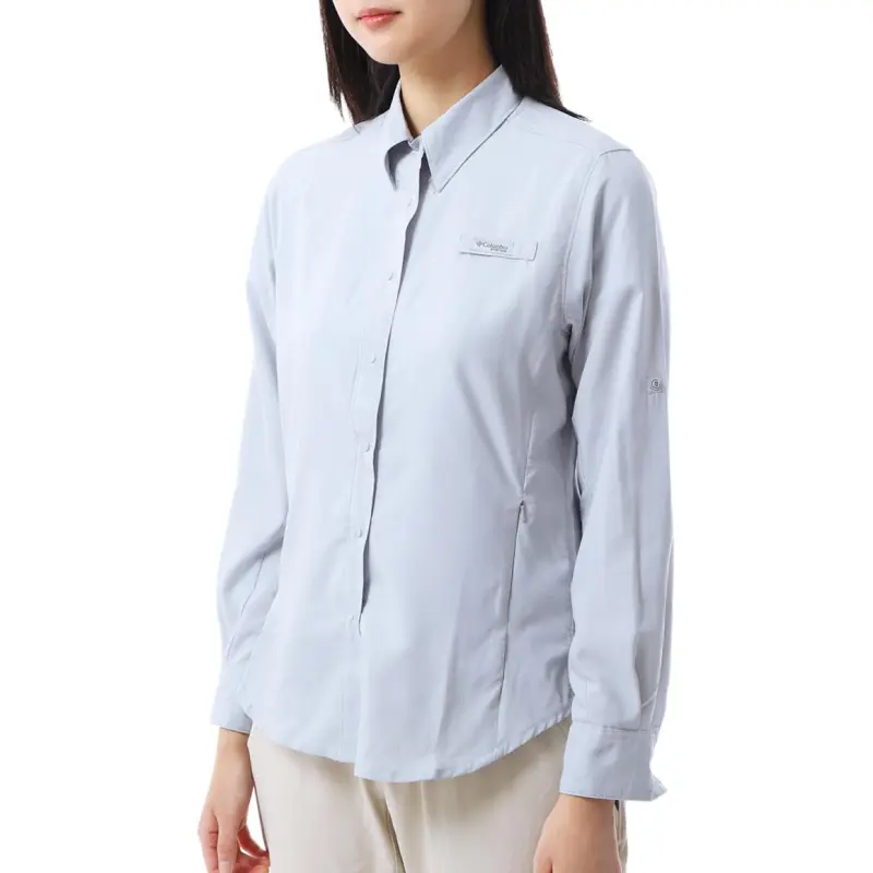 Columbia Shirt Women's Light Blue-2