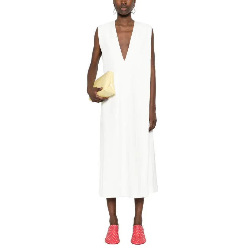 SportMa Sleeveless Dress Women's White-1