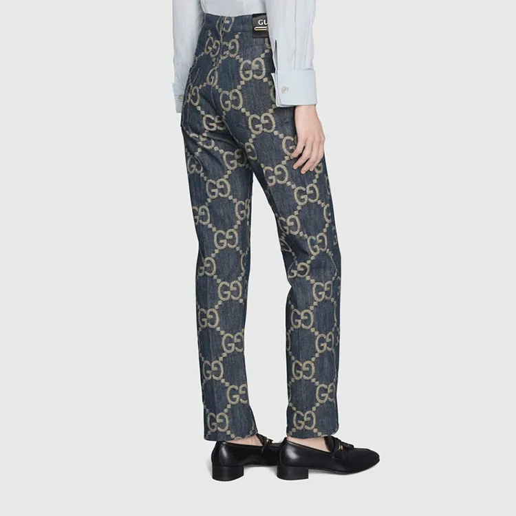GUCCI Jumbo Gg Denim Trousers-3