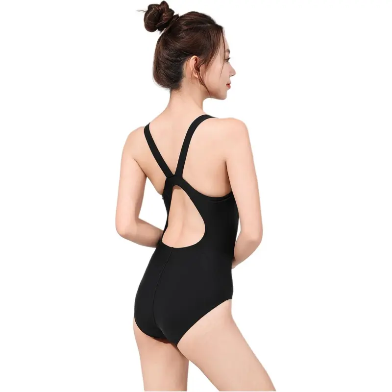 LiNing One Piece Swimsuit Women's Black-4