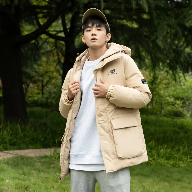 New Balance Down Jackets Unisex Apricot-5