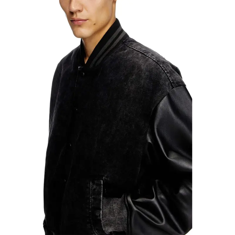 DIESEL L Nyn Logo Embroidered Jacket-4