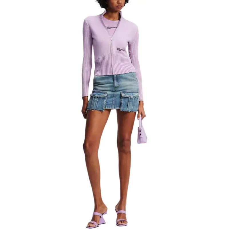 KARL LAGERFELD / Karl Lagerfeld Jeans Utility Denim Mini Skirt-3
