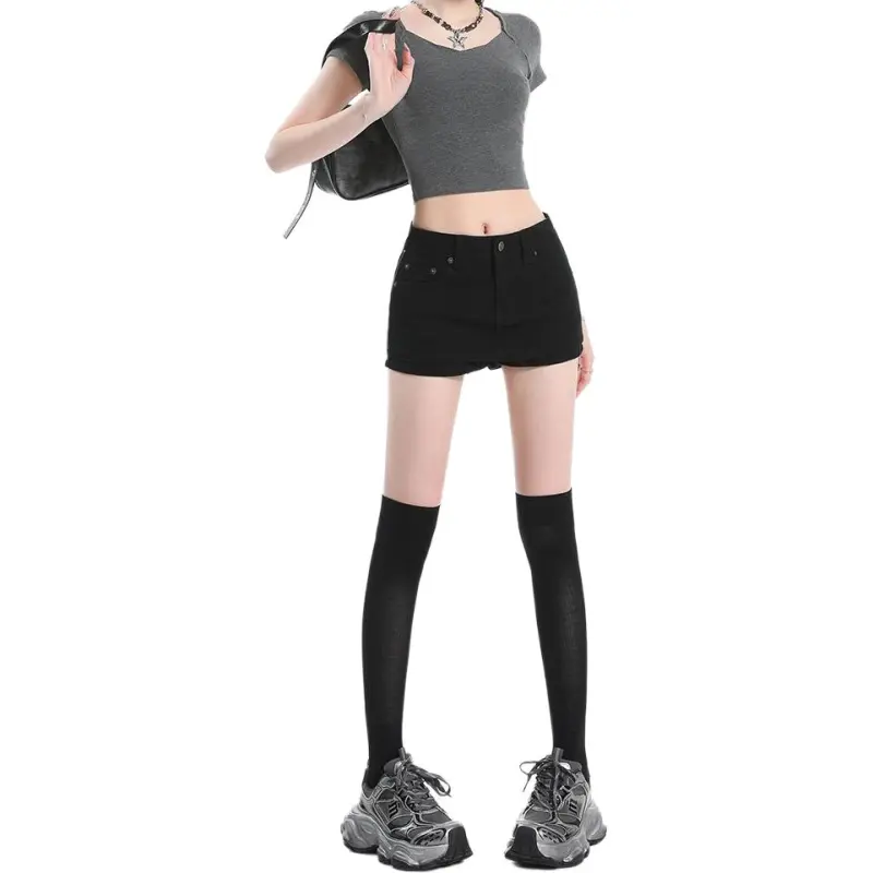 Concubine Zhu Denim Short Skirts Women's-1