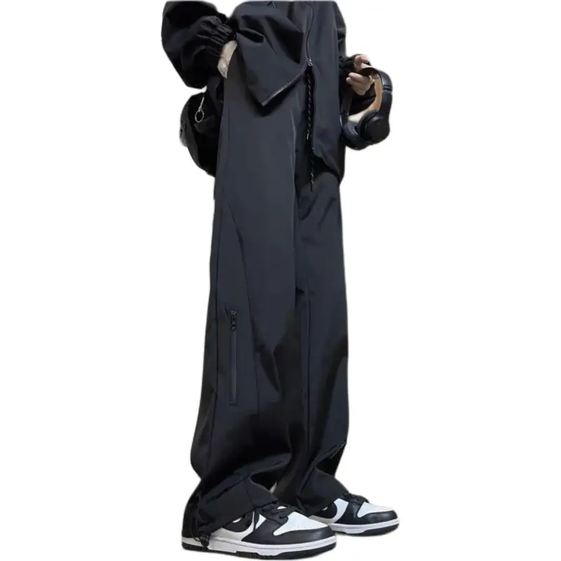 FAWENXIANGZI Windbreaker Pants Men's-1