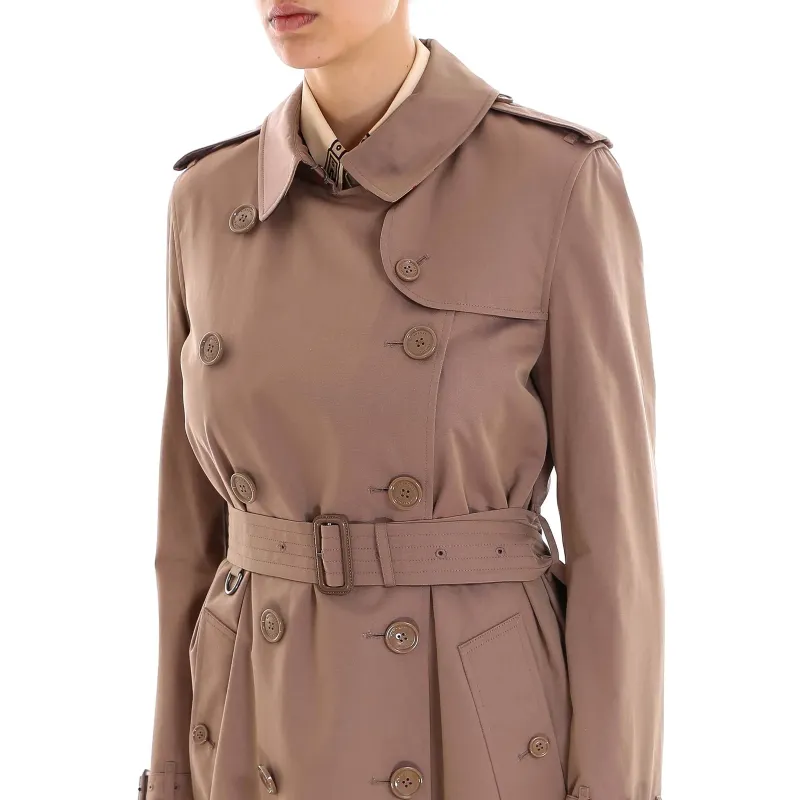 Burberry SS23 Trench Coat Women's Brown-4