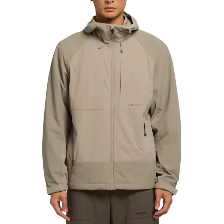 SALOMON Jackets Coats Men's Beige-3