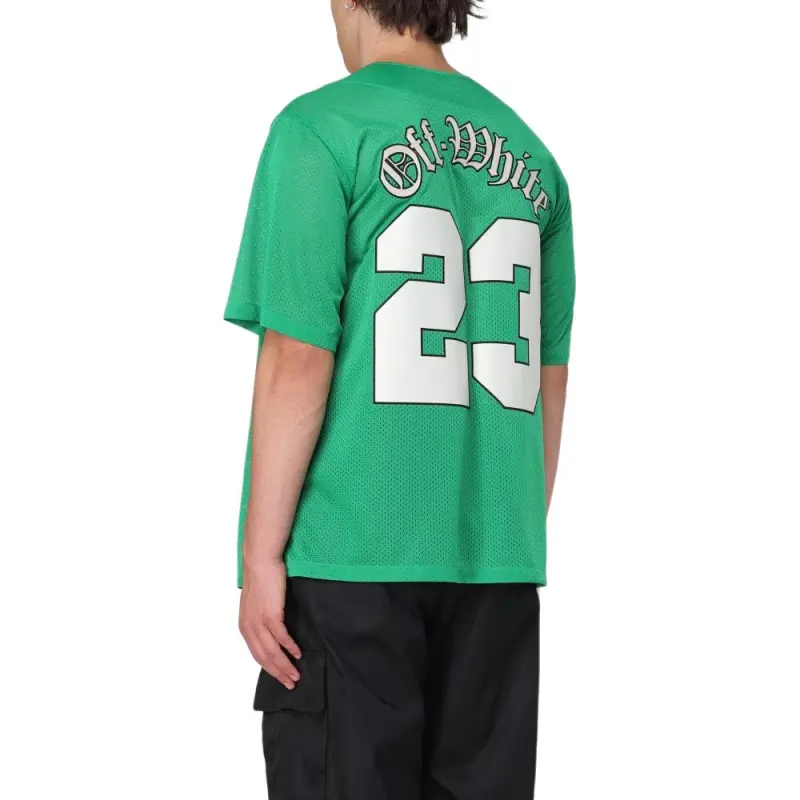OFF WHITE Shirt Regular Fit Men's Green-4