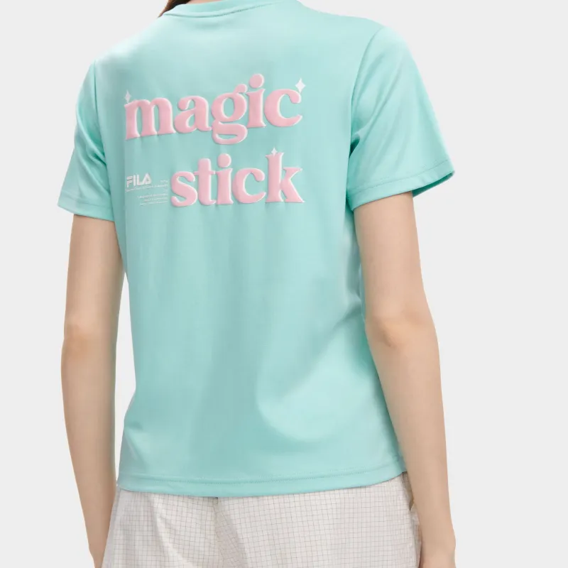 FILA T Shirts Women's Youth Green-3