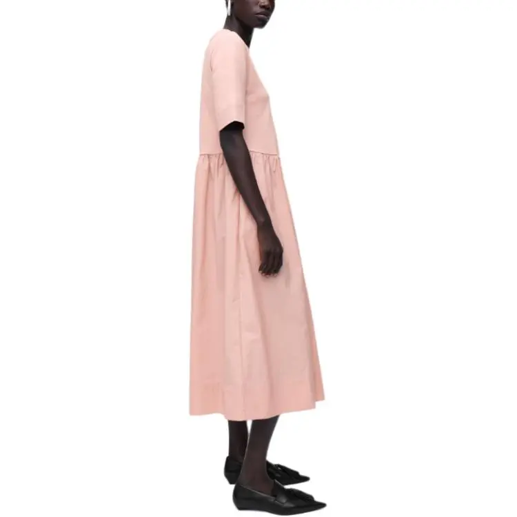 COS Short-Sleeved Dresses Women's Orange Pink-2