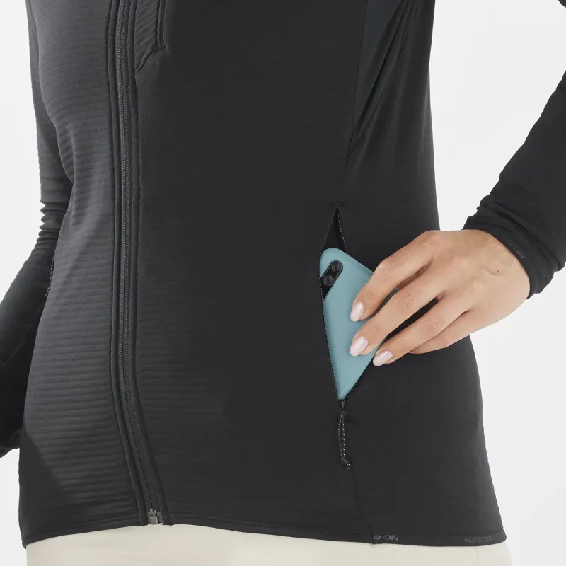SALOMON ESSENTIAL LIGHTWARM Jackets & Coats Women's Pitch Black-4