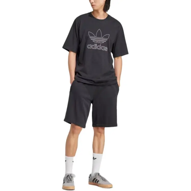 Adidas Adicolor Outline Trefoil Tee-2