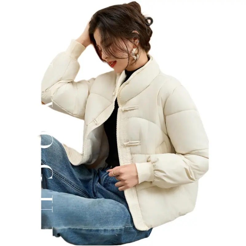 CARBAMMI Puffer Jacket Women's Ecru-3