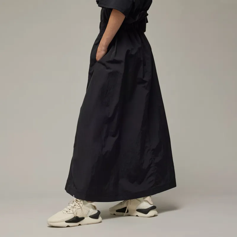 Y 3 Logo print A line Skirt-4