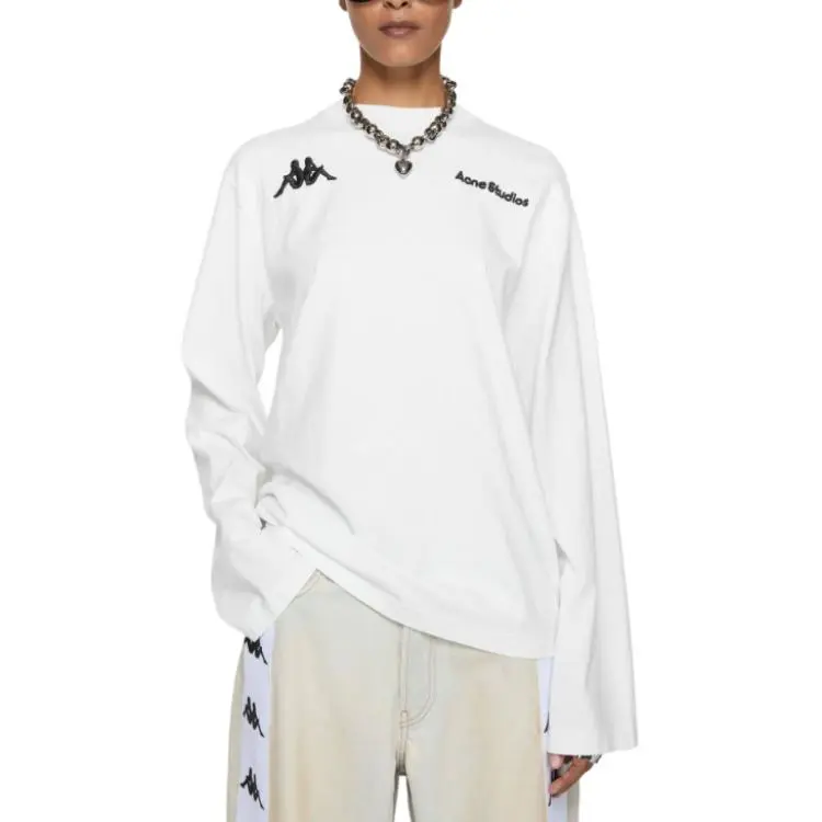 Acne Studios X Kappa Long Sleeve Logo T shirt-2