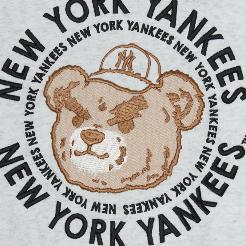 MLB New York Yankees Mega Bear Sweatshirt Unisex White-3