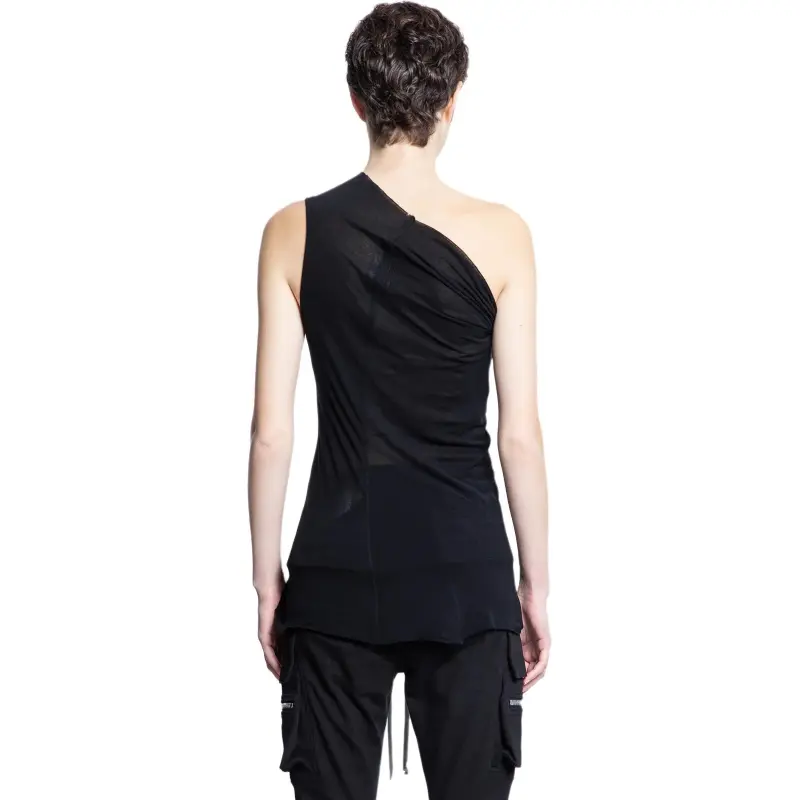 RICK OWENS Athena Asymmetric Neck Top-4