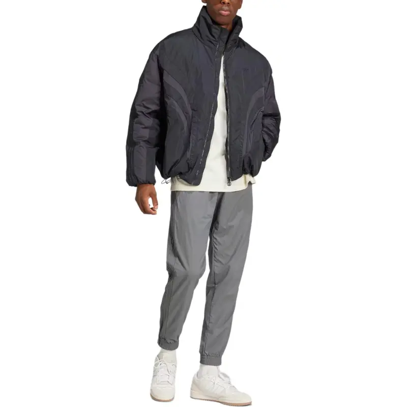 Adidas Originals Clover Series Outfit FW24 Down Jacket Men's Black-2