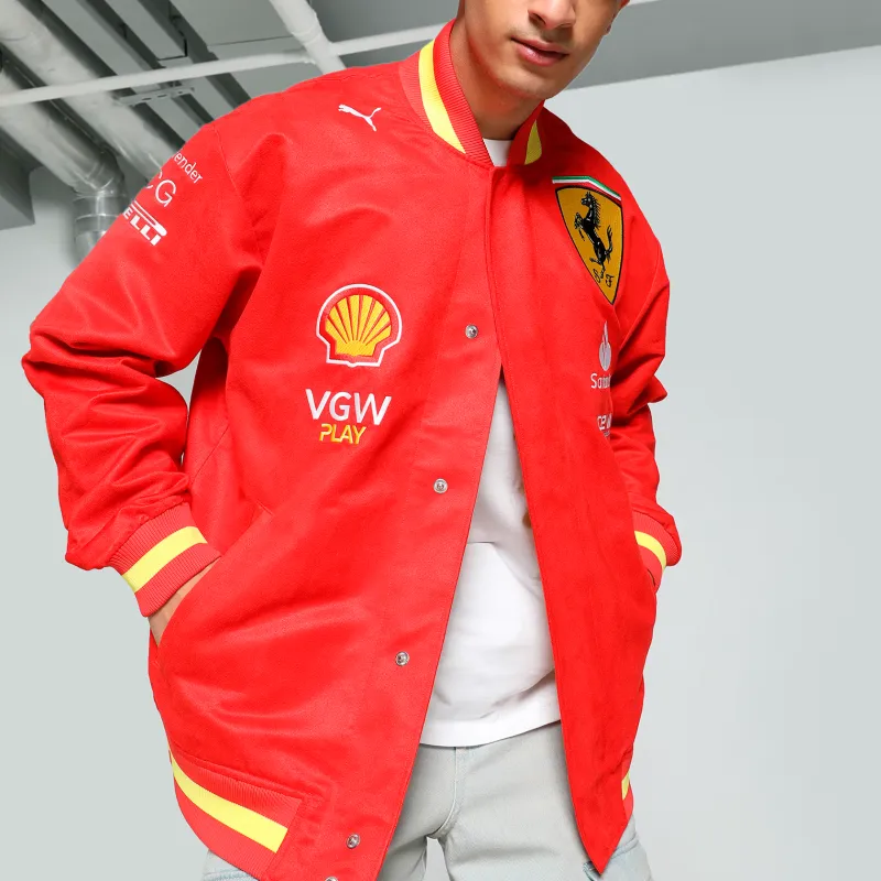 PUMA Scuderia Ferrari Team Men's Varsity Jacket-4