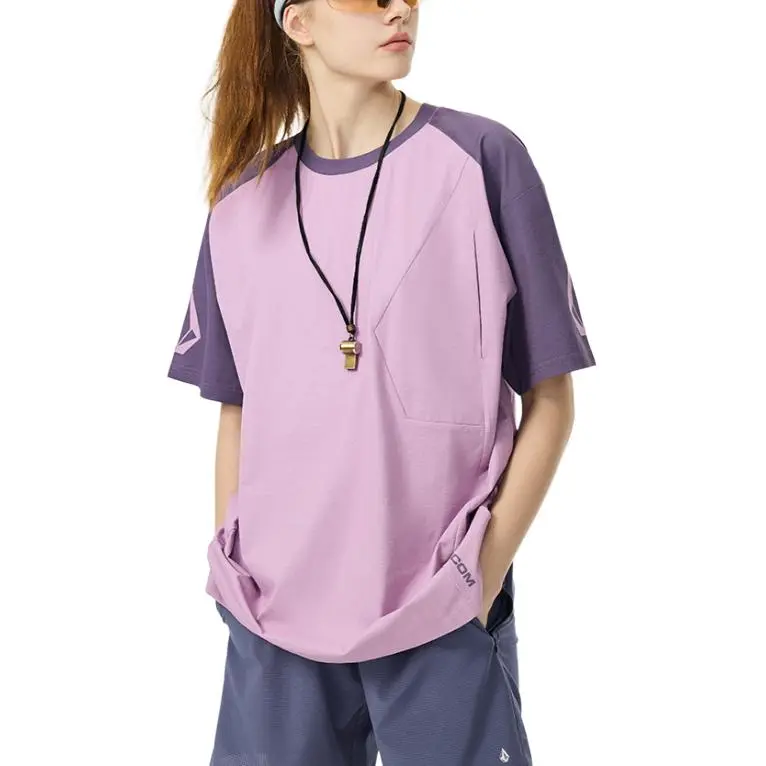 VOLCOM SS25 T Shirt Unisex Purple-2