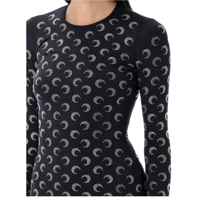 Marine Serre Moon Embellished Crewneck Top-4