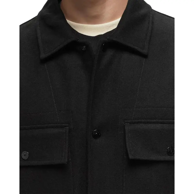 STONE ISLAND Ghost Piece Button Up Overshirt-2