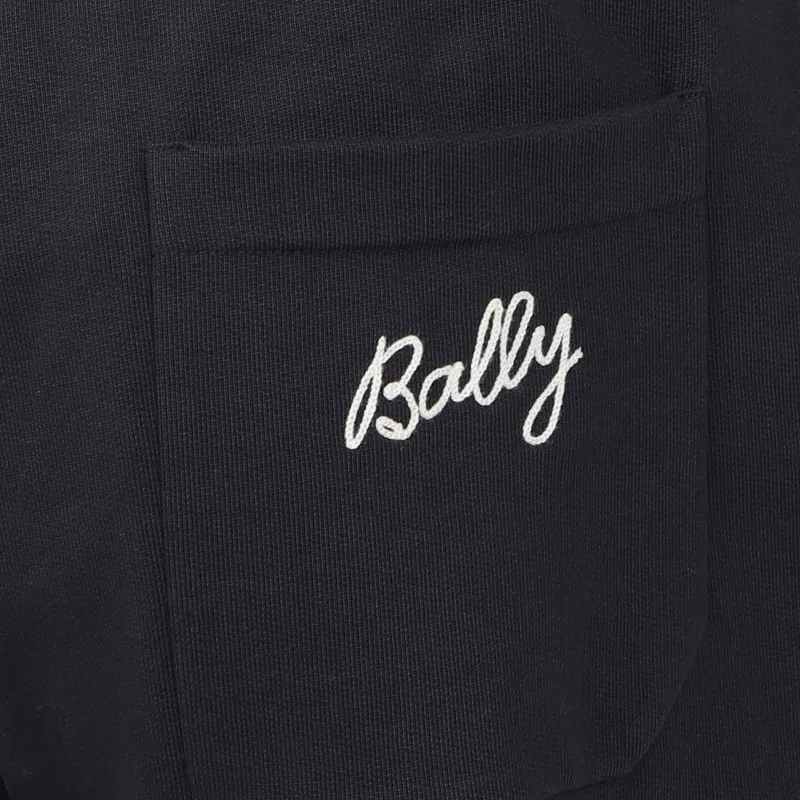 BALLY Logo Embroidered Jersey Track Pants-5