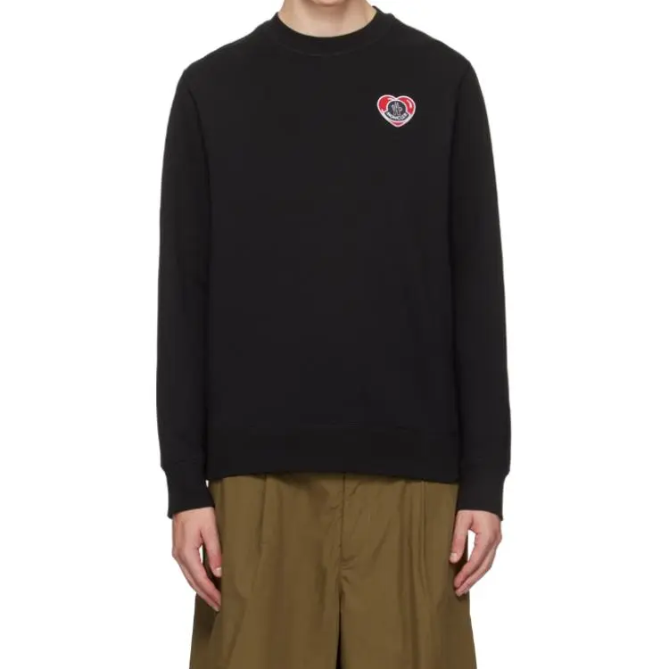 Moncler Logo patch Cotton Sweatshirt-2