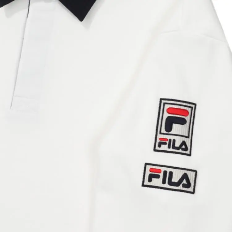 FILA Polo Shirts Unisex White-4