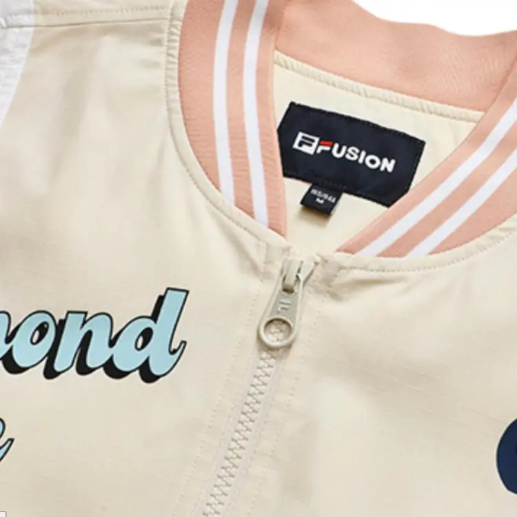 FILA FUSION BASEBALL Series Jacket Women's Cinnamon Orange-5