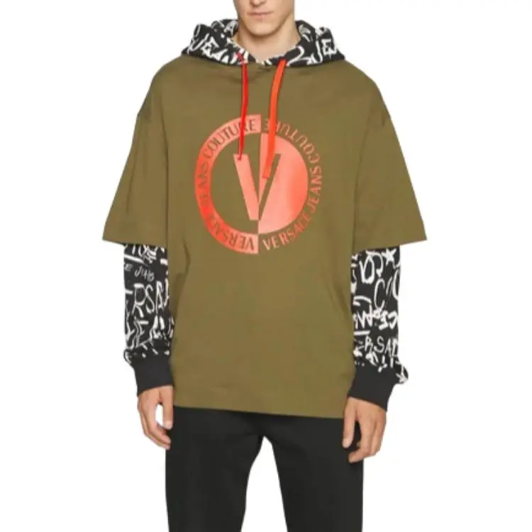 VERSACE JEANS COUTURE Sweatshirts Men Green-3