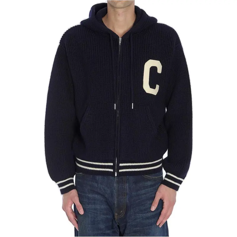 CELINE College Hooded Sweater In Wool-2