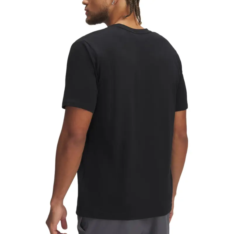 Under Armour Thunder Logo T Shirt Men's Black/God Of War Red/Reflective-1