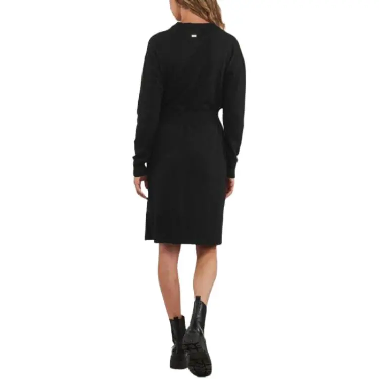 ARMANI EXCHANGEAE Long Sleeved Dress Women's Black-2