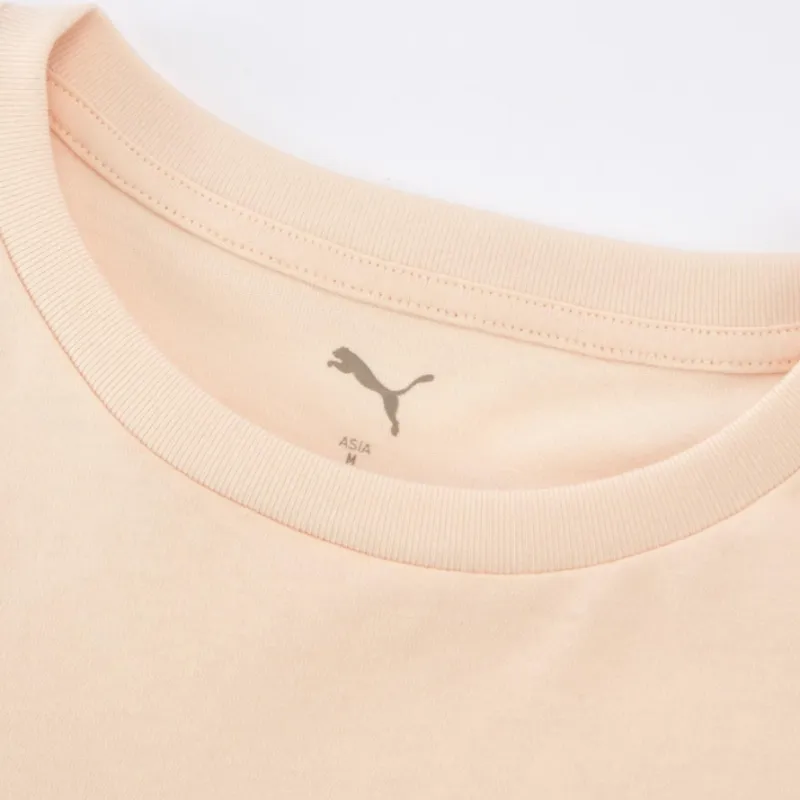 PUMA Elevatedgraphic T Shirt Women's Peach Blossom-3