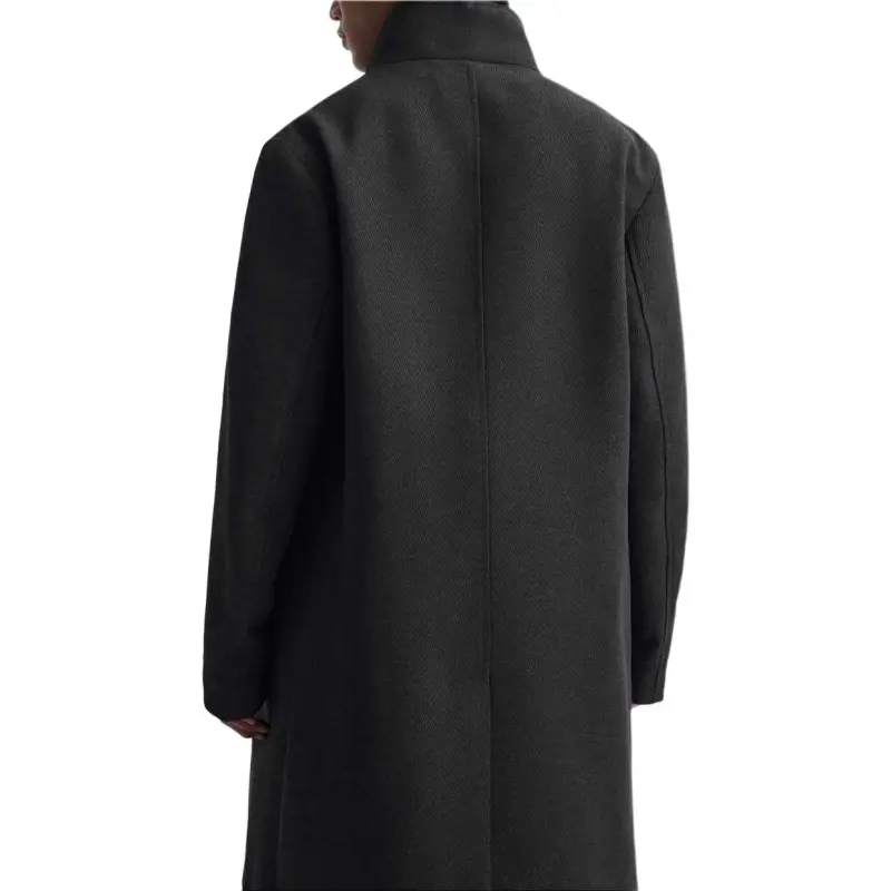 ZARA Coats Men Gray-4