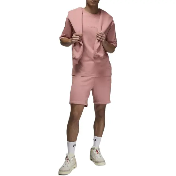 Jordan T Shirts Men Pink-3